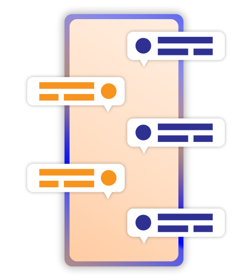 AI Customer Service Illustration of AI Chatbot for Customer Service